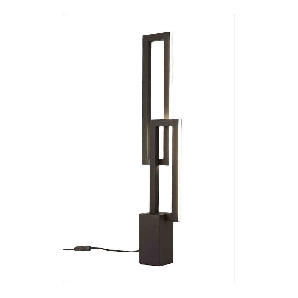 Lamp Overlay LED 18w black model MURAL MANTRA