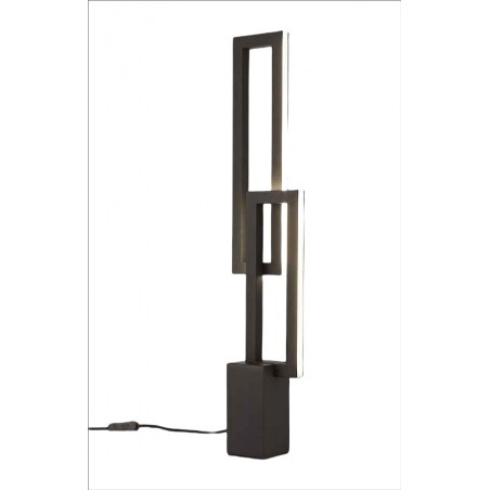 Lamp Overlay LED 18w black model MURAL MANTRA