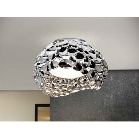 Lampara tipo plafon 5 luces Narisa Cromo de Schuller