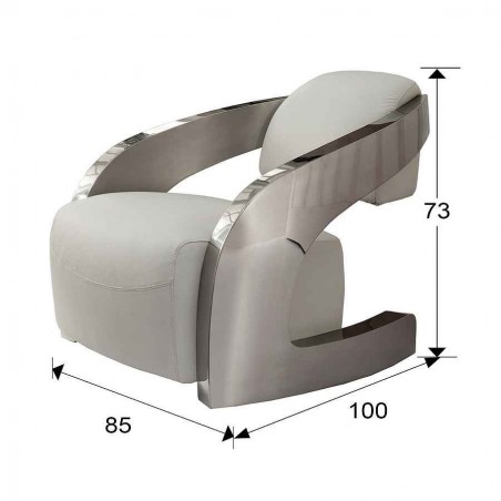 Original White Sillon AMANDA Model SCHULLER