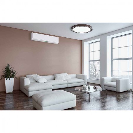Plafon marron ASHER led 72w regulable FABRILAMP