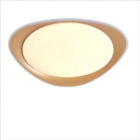 Soffitto LED 48w DAIRE oro con telecomando FABRILAMP