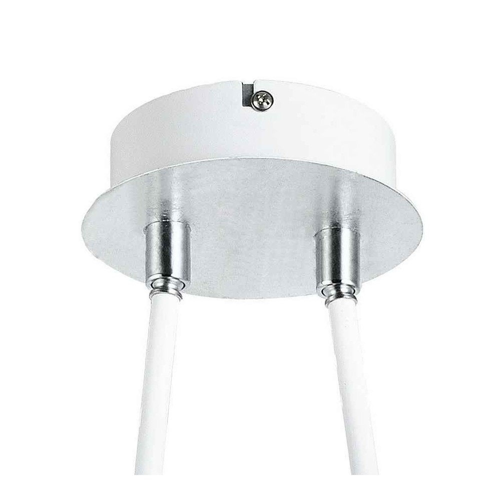 White 2-light led lamp FABRILAMP