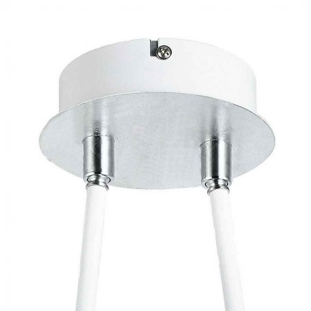 White 2-light led lamp FABRILAMP