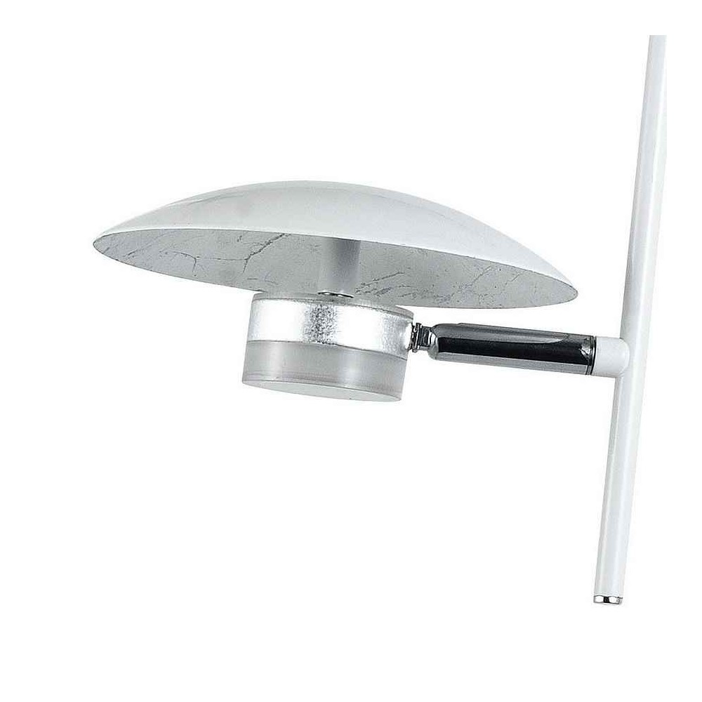 White 2-light led lamp FABRILAMP