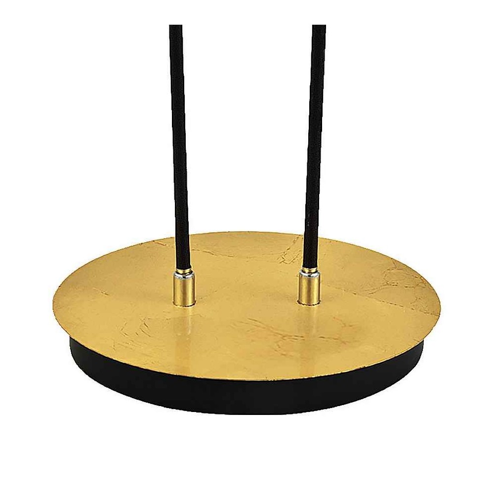 Two-light LED Black Cup CIUDAD FABRILAMP