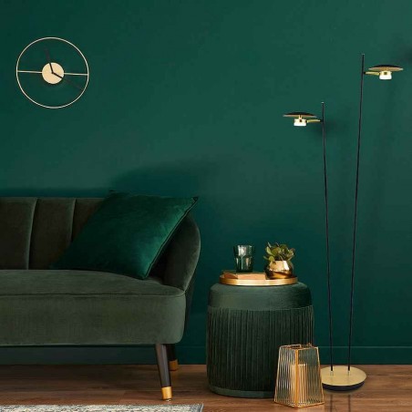 Two-light LED Black Cup CIUDAD FABRILAMP