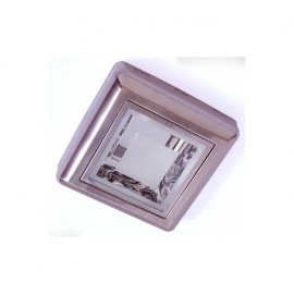 Downlight Sup. Square 2xe27 Niquel 25x25