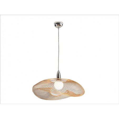 Lampara rejilla dorada modelo FORMA 1 luz SCHULLER