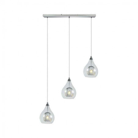 Linear 3-light LHASA Pendant FABRILAMP