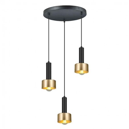 Lampada da 3 luci modello ALLENDE oro FABRILAMP