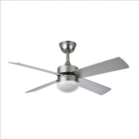Ventilador DC SOFIA niquel  E27 control remoto Fabrilamp