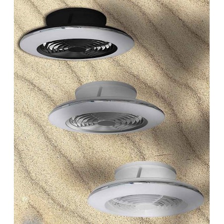 Ventilatore DC ALISIO MINI nero LED dimmabile
