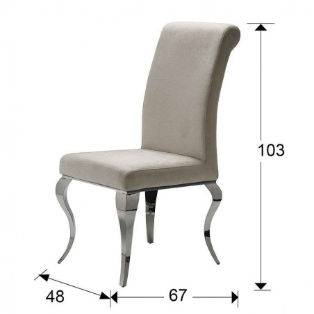 Sedile da pranzo modello BEIGE SCHULLER