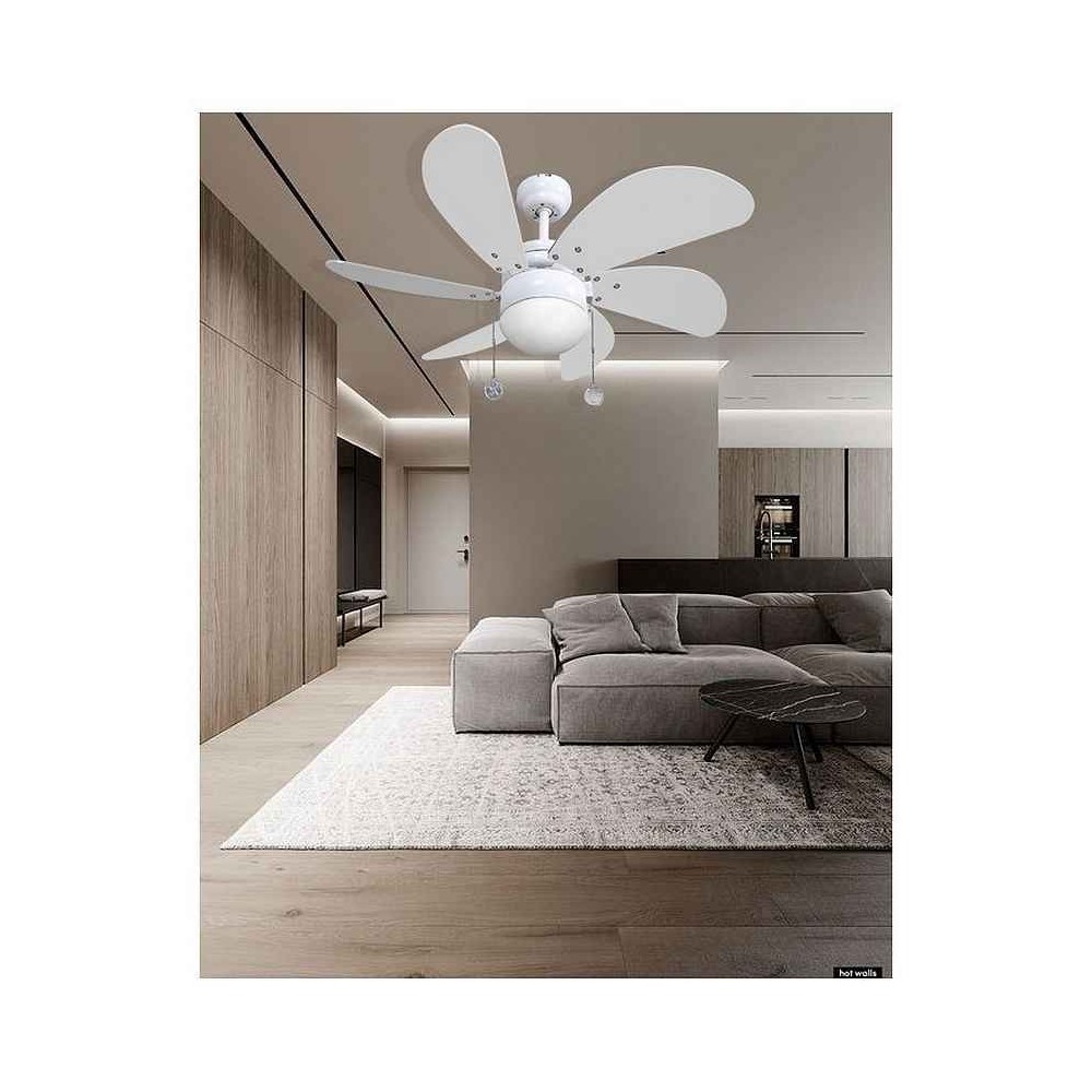 Ventilatore a LED giovanile con telecomando multicolore brillante