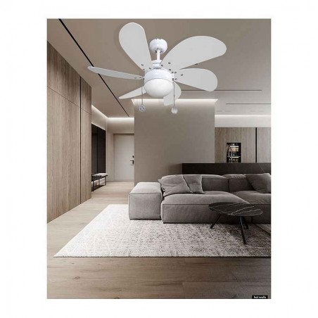 Ventilatore a LED giovanile con telecomando multicolore brillante