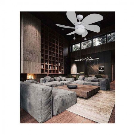 Ventilatore a LED giovanile con telecomando multicolore brillante