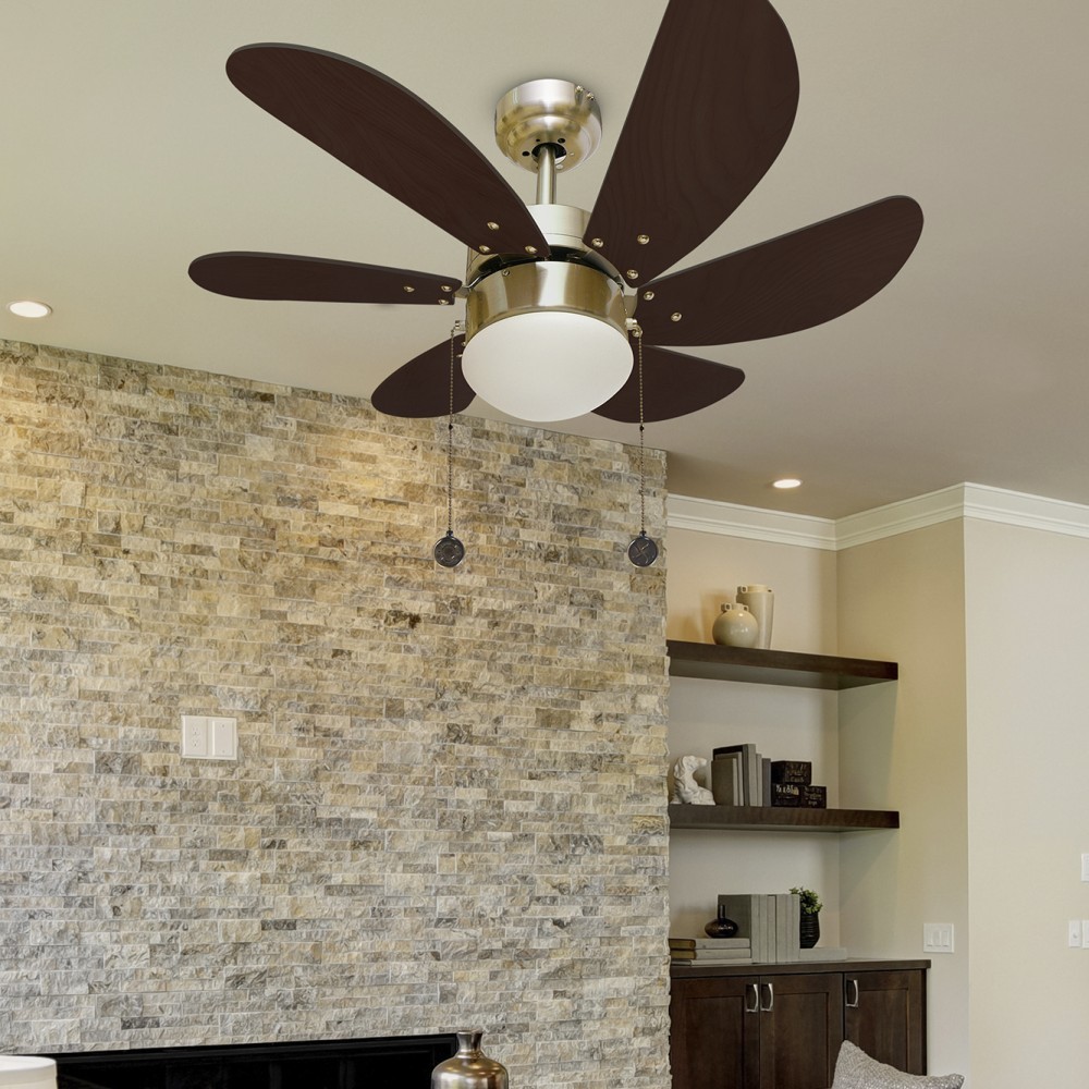 Ventilatore a LED giovanile con telecomando multicolore brillante