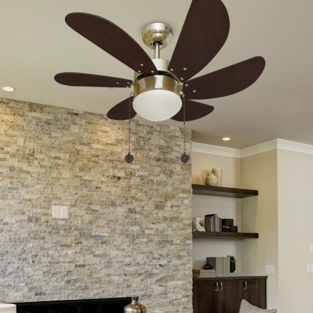 Ventilatore a LED giovanile con telecomando multicolore brillante