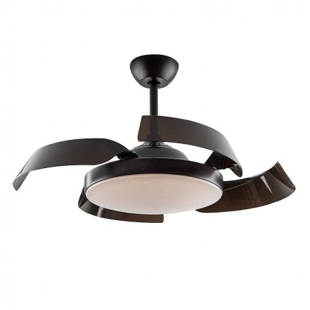 DC ENZO black LED integrated CCT adjustable remote control Schuller