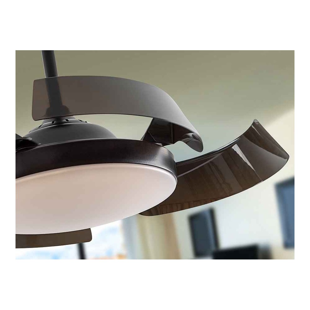 DC ENZO noir LED intégrée CCT télécommande réglable Schuller