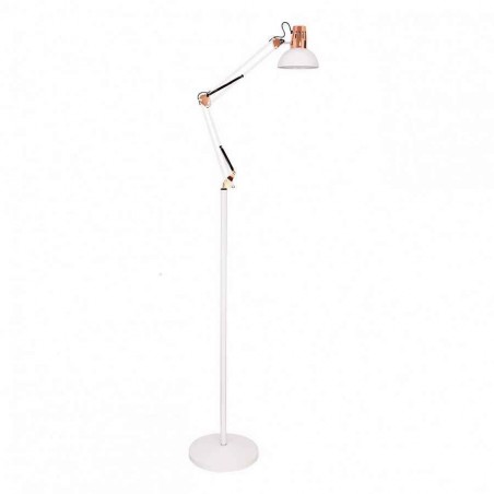 Flexo De Pie Articulable modelo RUTILO blanco Fabrilamp