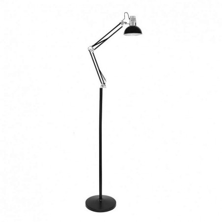 Black RUTILO Flexo Foot Lamp Fabrilamp