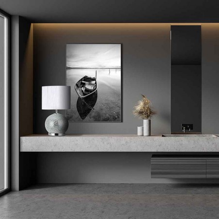 Surface avec écran et base avec SECOYA chromo Fabrilamp LED