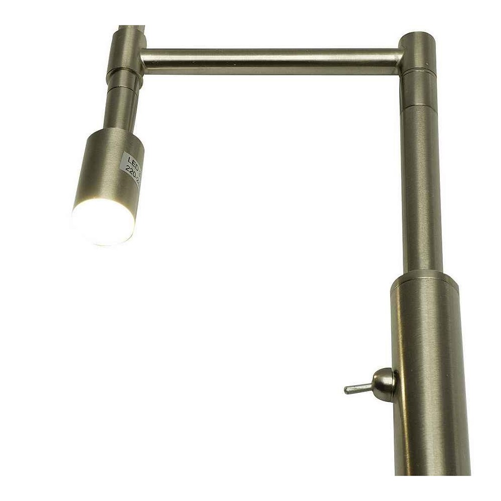 Standing lamp with CENTAURI leather tip Fabrilamp