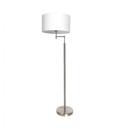 Centauri nickel floor lamp with reading point Fabrilamp