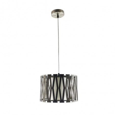 Pendente modello CIPRES marrone 1 FABRILAMP chiaro