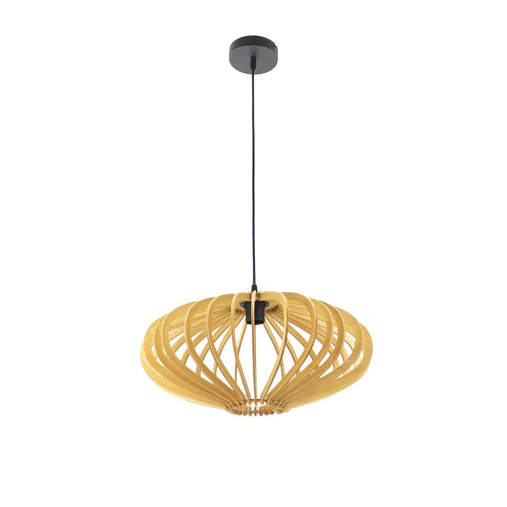 Pendente modello SAPELLI naturale 1 luce FABRILAMP