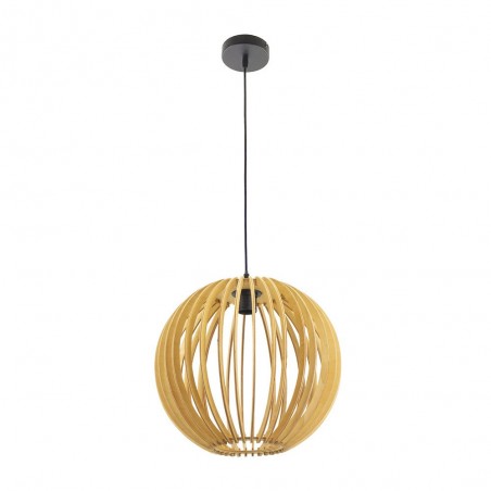 Ciondolo a sfera modello BUBINGA FABRILAMP naturale