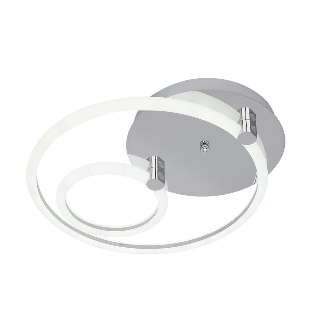 Plafon led 37w model Alya Cromo  FABRILAMP