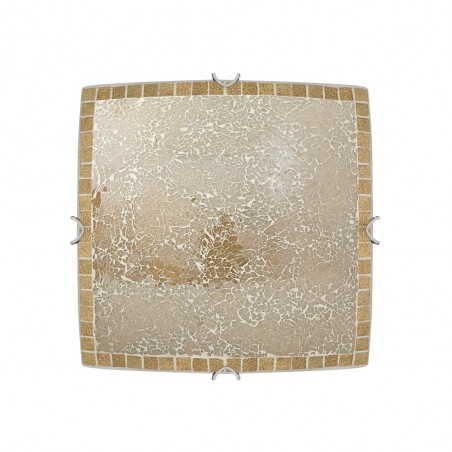 Soffitto quadrato modello Tenor gold FABRILAMP