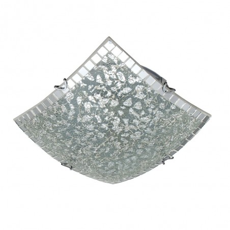 Plafon Square model Tenor mosaic Chrome FABRILAMP