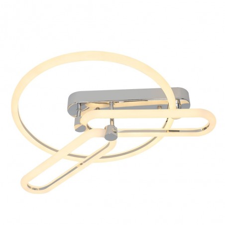 Plafon led Regulable C. Remoto modelo Adhara Cromo FABRILAMP