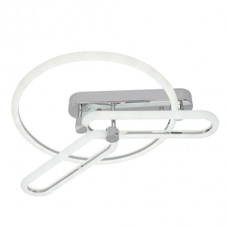 Plafon led Regulable C. Remoto modelo Adhara Cromo FABRILAMP