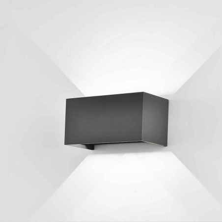 Aplique exterior LED 24w Gris modelo davos MANTRA