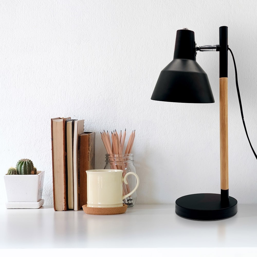 Modello flessografico BASIL nero Articulable FABRILAMP