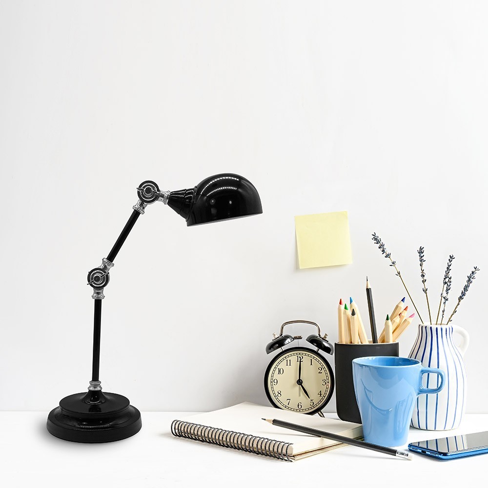 Black/chrome model Adal Articulable FABRILAMP