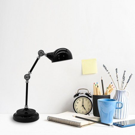 Modèle noir/chrome Adal Articulable FABRILAMP