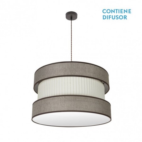 Ciondolo marrone modello Home 3lights marrone-beis FABRILAMP