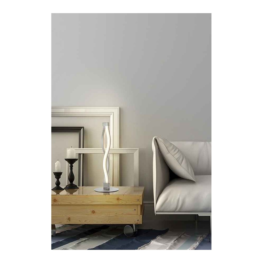 Apply 1 Light LED-Dimmable SAHARA Silver Mantra