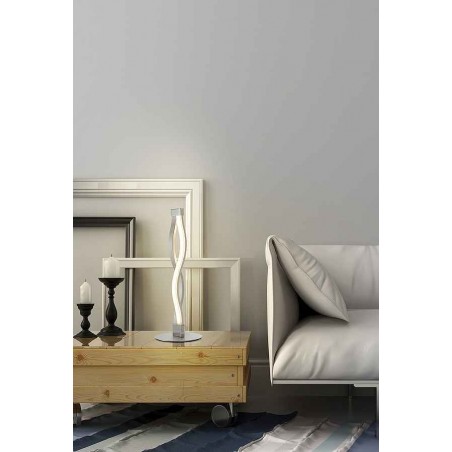 Apply 1 Light LED-Dimmable SAHARA Silver Mantra