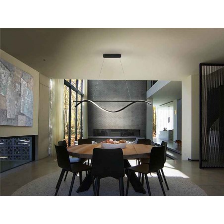 BOA linear led lamp black finish SCHULLER