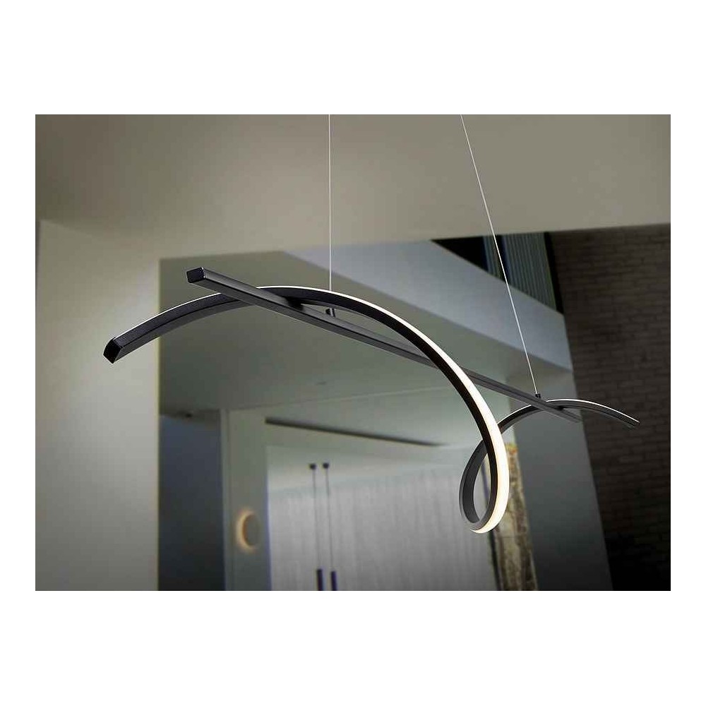 BOA linear led lamp black finish SCHULLER