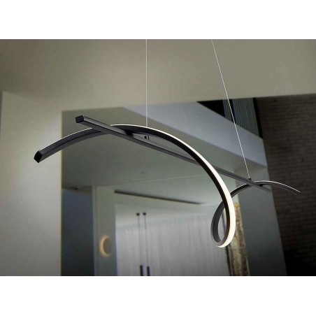 BOA linear led lamp black finish SCHULLER