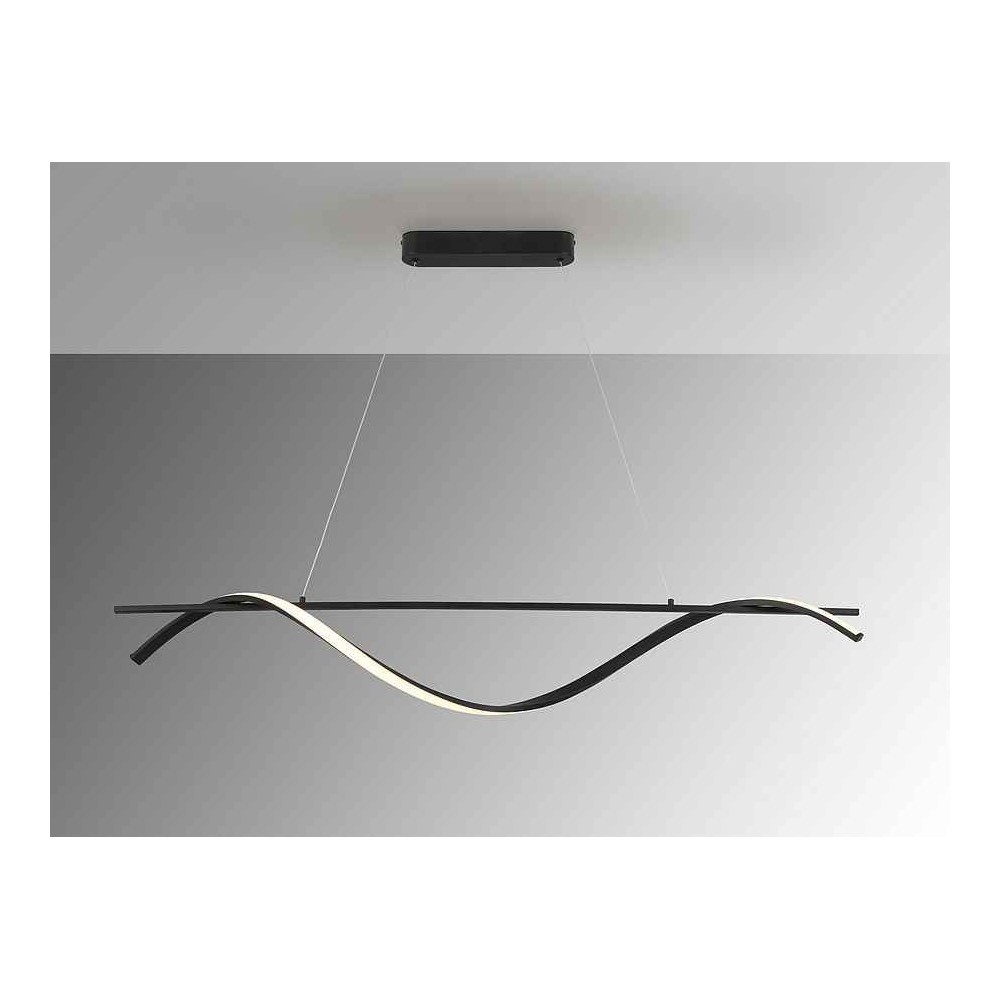 BOA linear led lamp black finish SCHULLER
