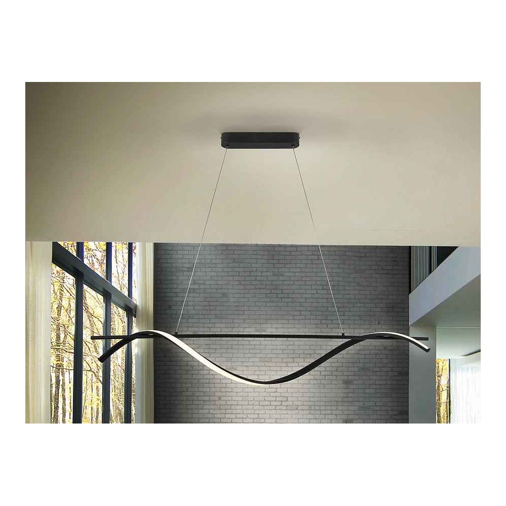 BOA linear led lamp black finish SCHULLER